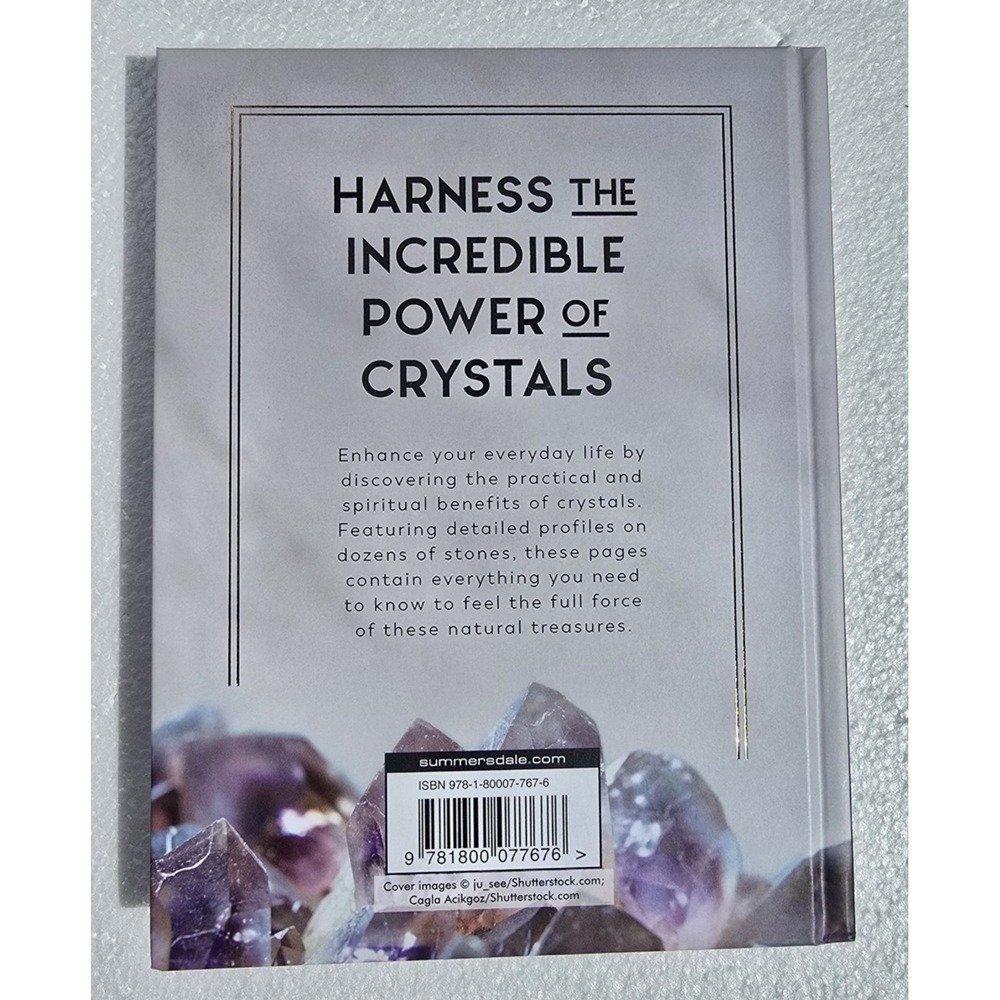 THE LITTLE BOOK FOR CRYSTAL LOVERS Astrid Carvel Hardcover Guide Stones - Picture 2 of 5